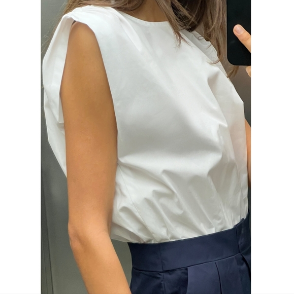 MIXED POPLIN FULL LENGTH JUMPSUIT SIZE M - Picture 2 of 7